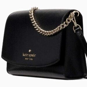 Kate Spade Carson Convertible Crossbody Clutch Handbag Black WKR00119